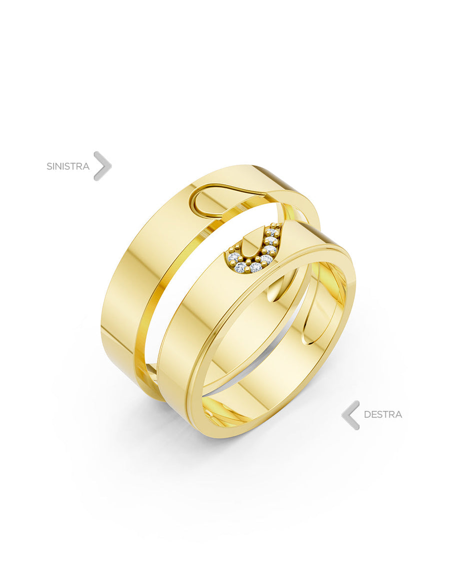 Argolla de matrimonio - unión perfecta - UNITI198
