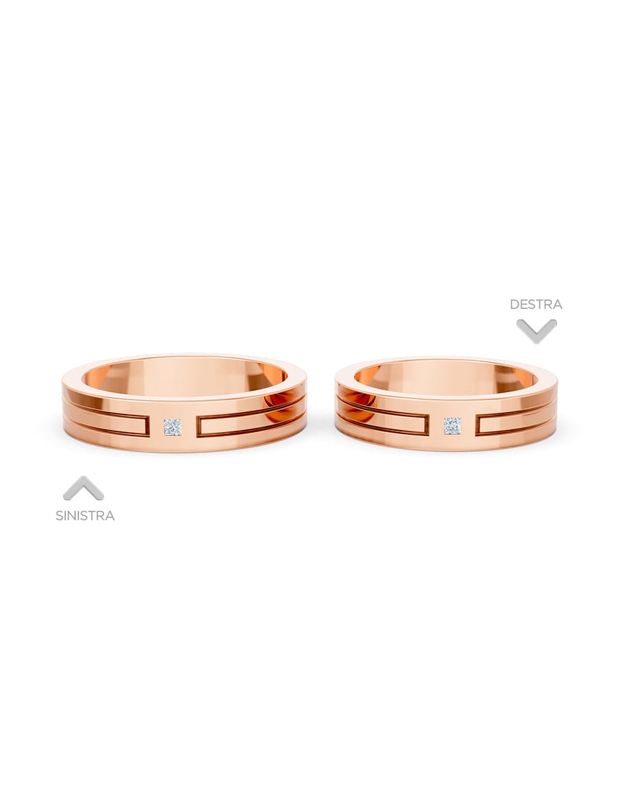 Argolla de matrimonio - unión perfecta - UNITI2