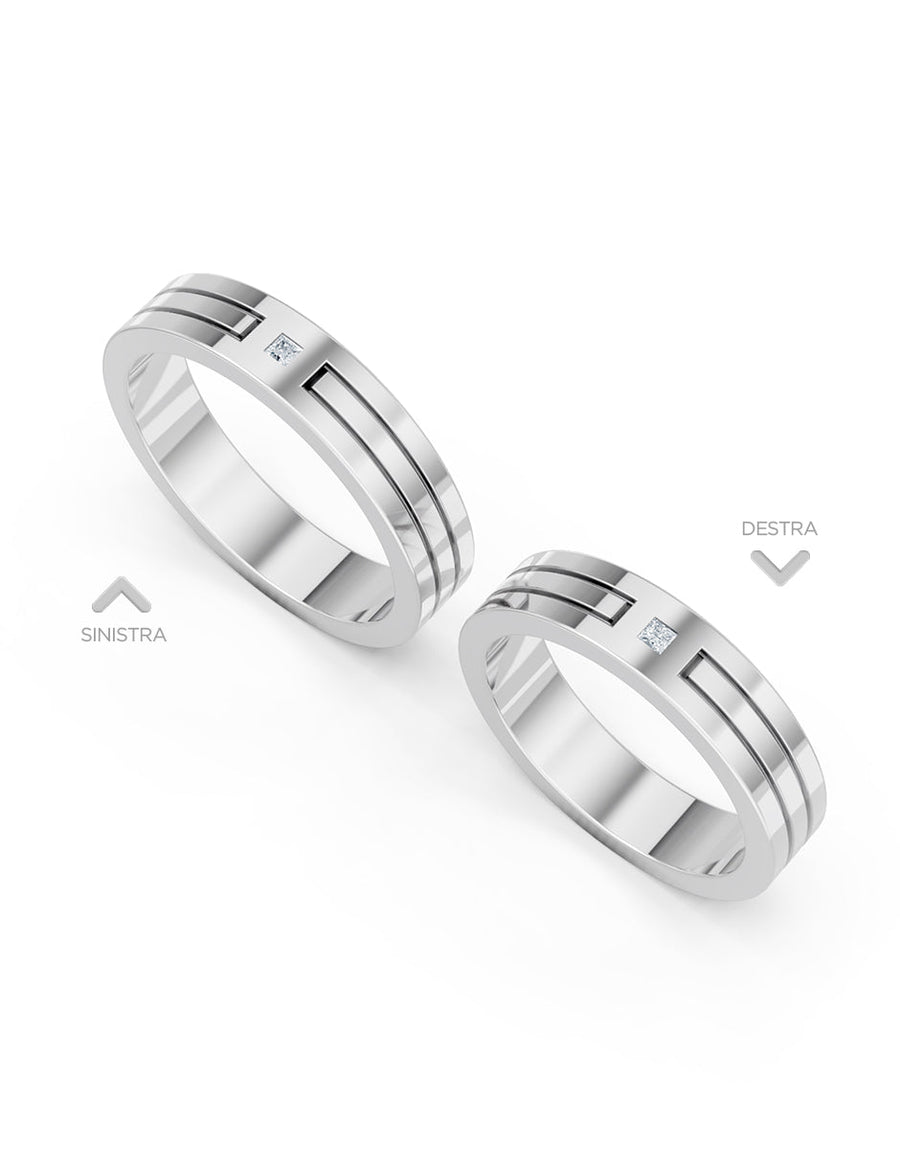 Argolla de matrimonio - unión perfecta - UNITI2