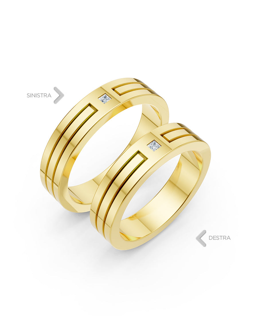 Argolla de matrimonio - unión perfecta - UNITI2