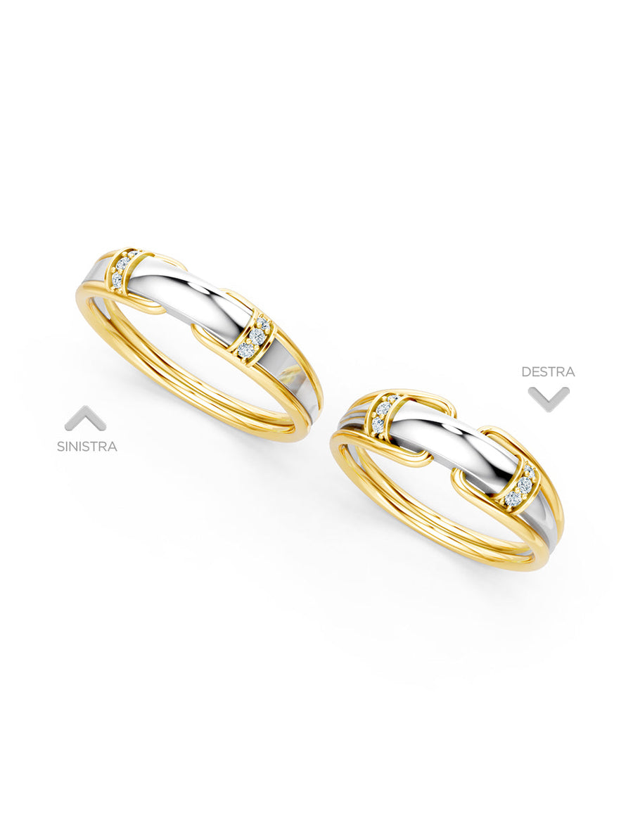 Argolla de matrimonio - unión perfecta - UNITI20