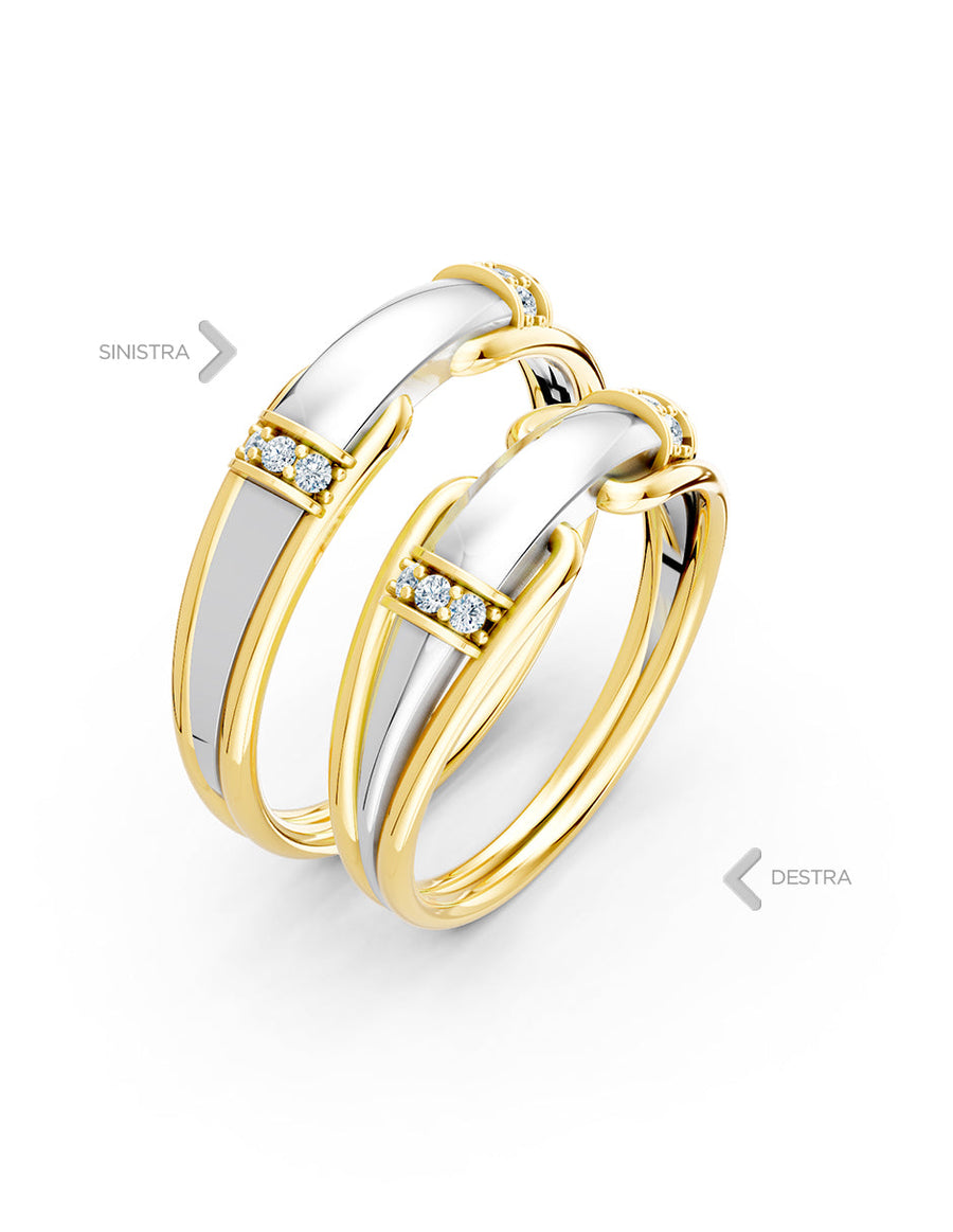 Argolla de matrimonio - unión perfecta - UNITI20