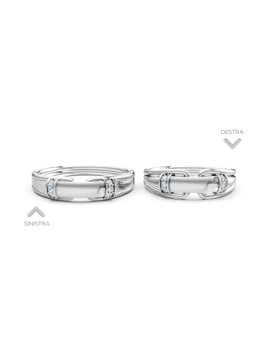 Argolla de matrimonio - unión perfecta - UNITI20