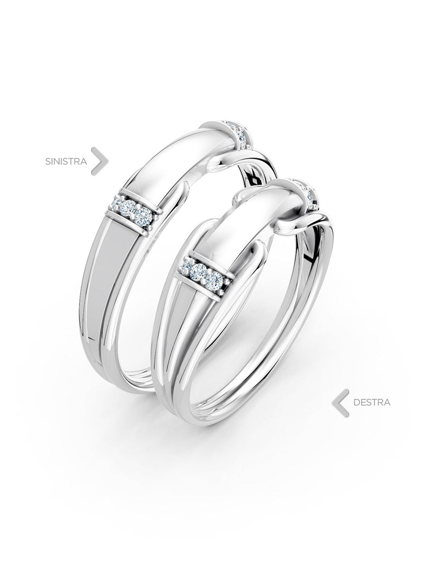 Argolla de matrimonio - unión perfecta - UNITI20