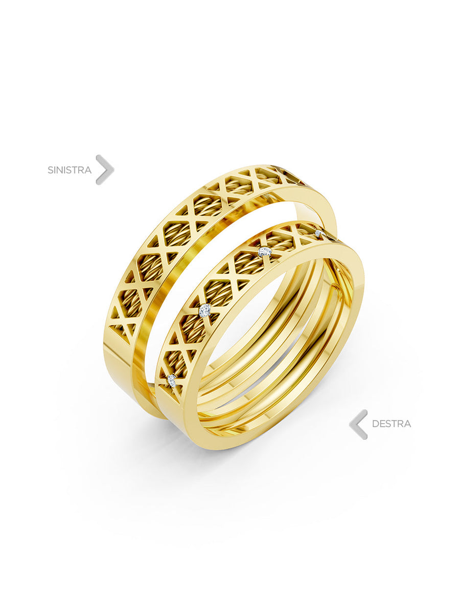 Argolla de matrimonio - unión perfecta - UNITI200