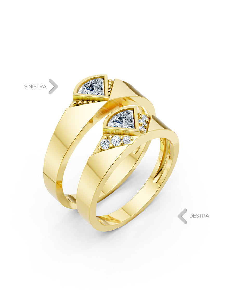 Argolla de matrimonio - unión perfecta - UNITI202
