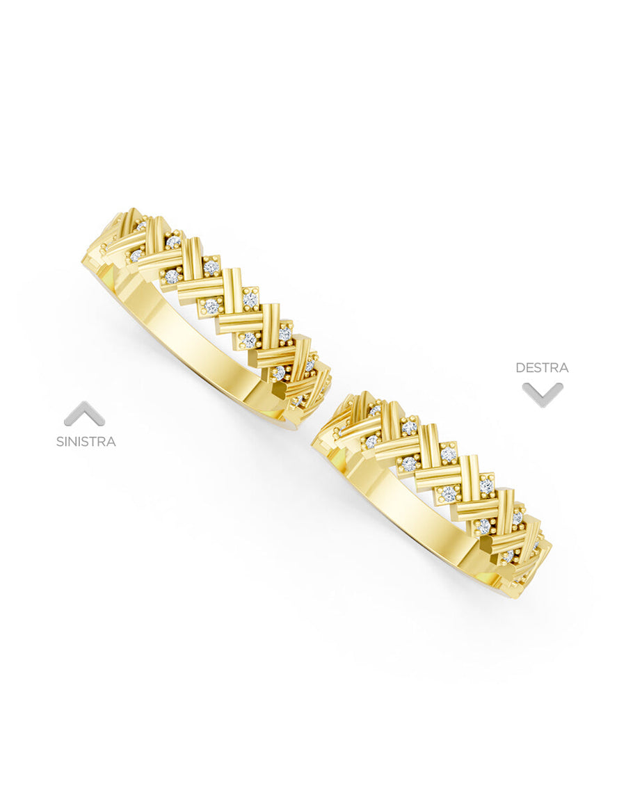 Argolla de matrimonio - unión perfecta - UNITI204