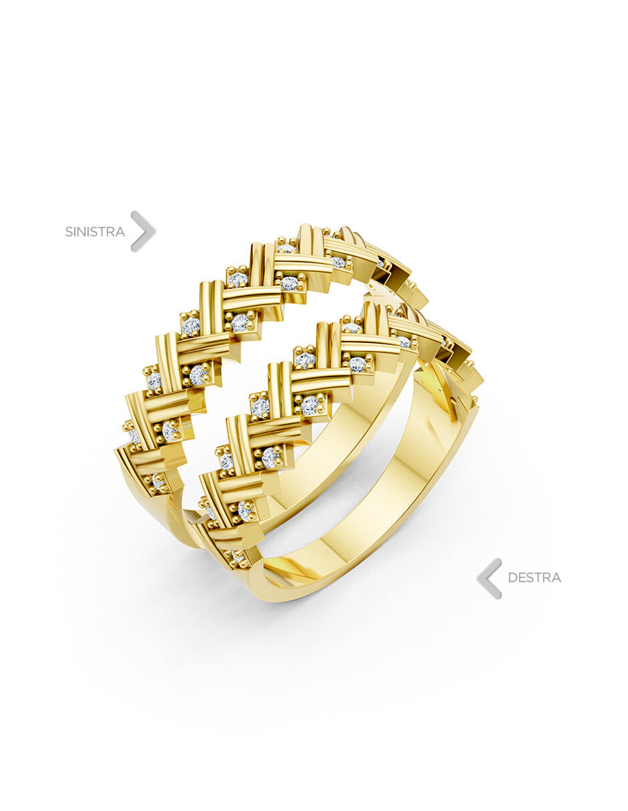 Argolla de matrimonio - unión perfecta - UNITI204