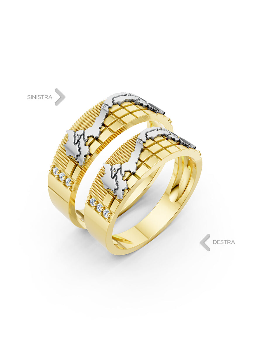 Argolla de matrimonio - unión perfecta - UNITI205