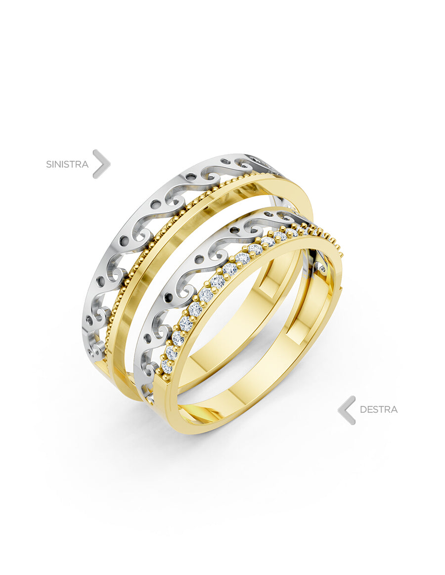 Argolla de matrimonio - unión perfecta - UNITI206