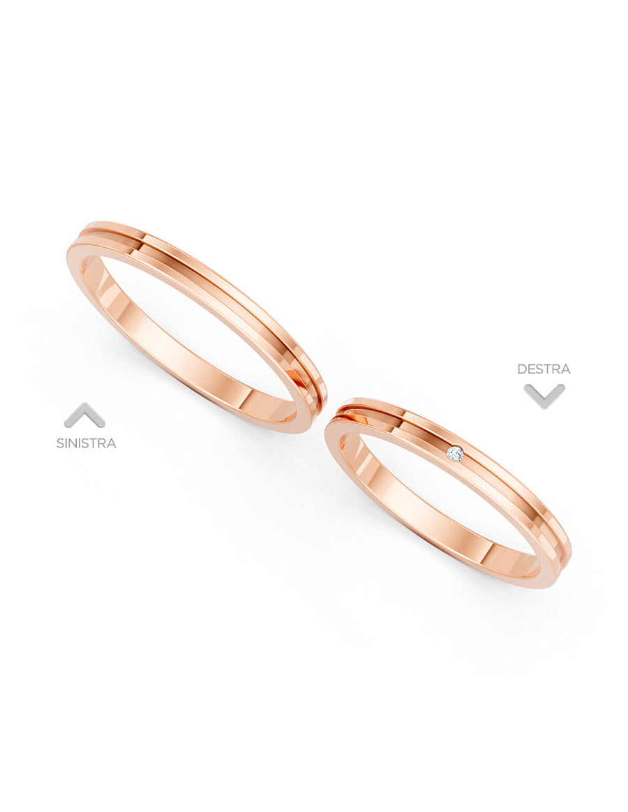Argolla de matrimonio - unión perfecta - UNITI207