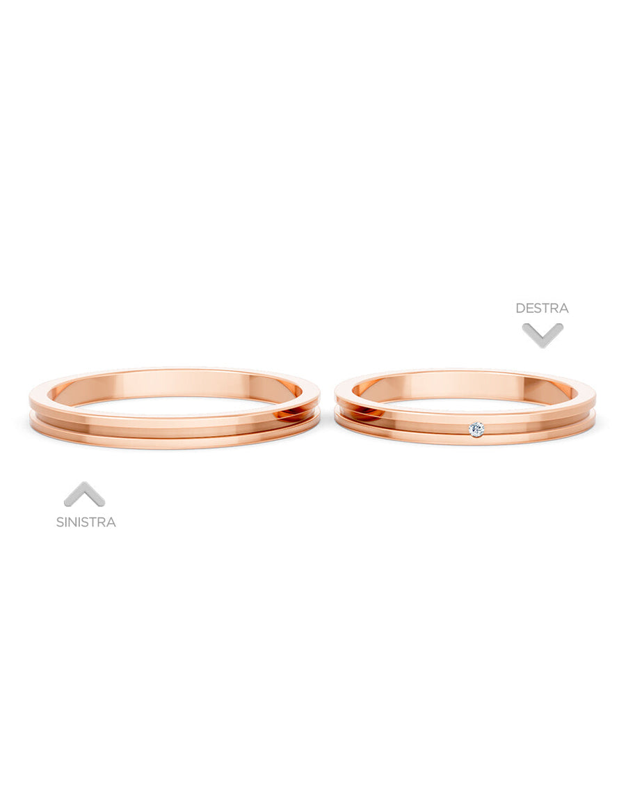 Argolla de matrimonio - unión perfecta - UNITI207
