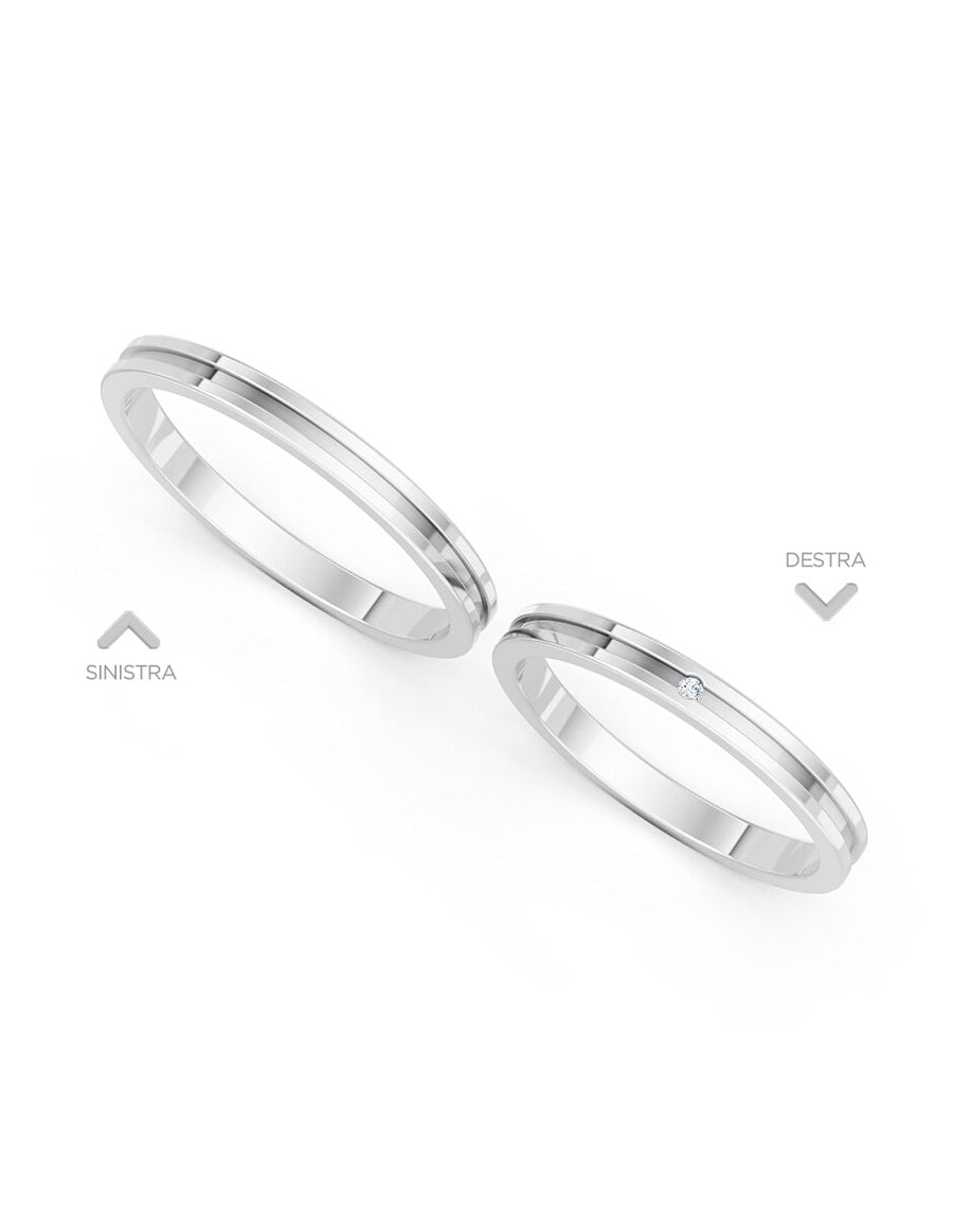 Argolla de matrimonio - unión perfecta - UNITI207