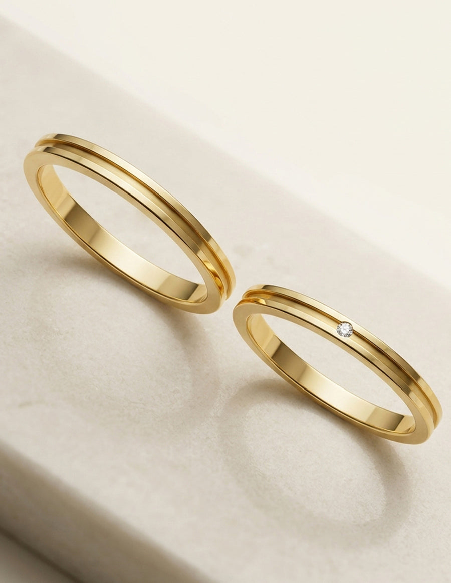 Argolla de matrimonio - unión perfecta - UNITI207