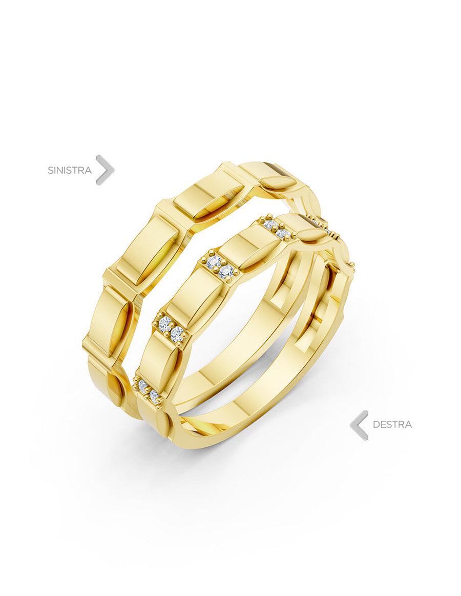 Argolla de matrimonio - unión perfecta - UNITI208