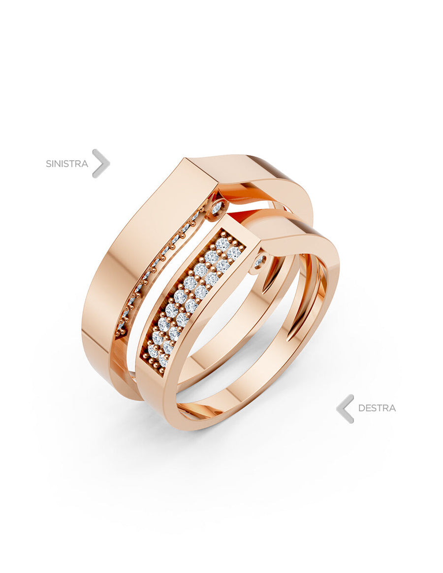 Argolla de matrimonio - unión perfecta - UNITI209