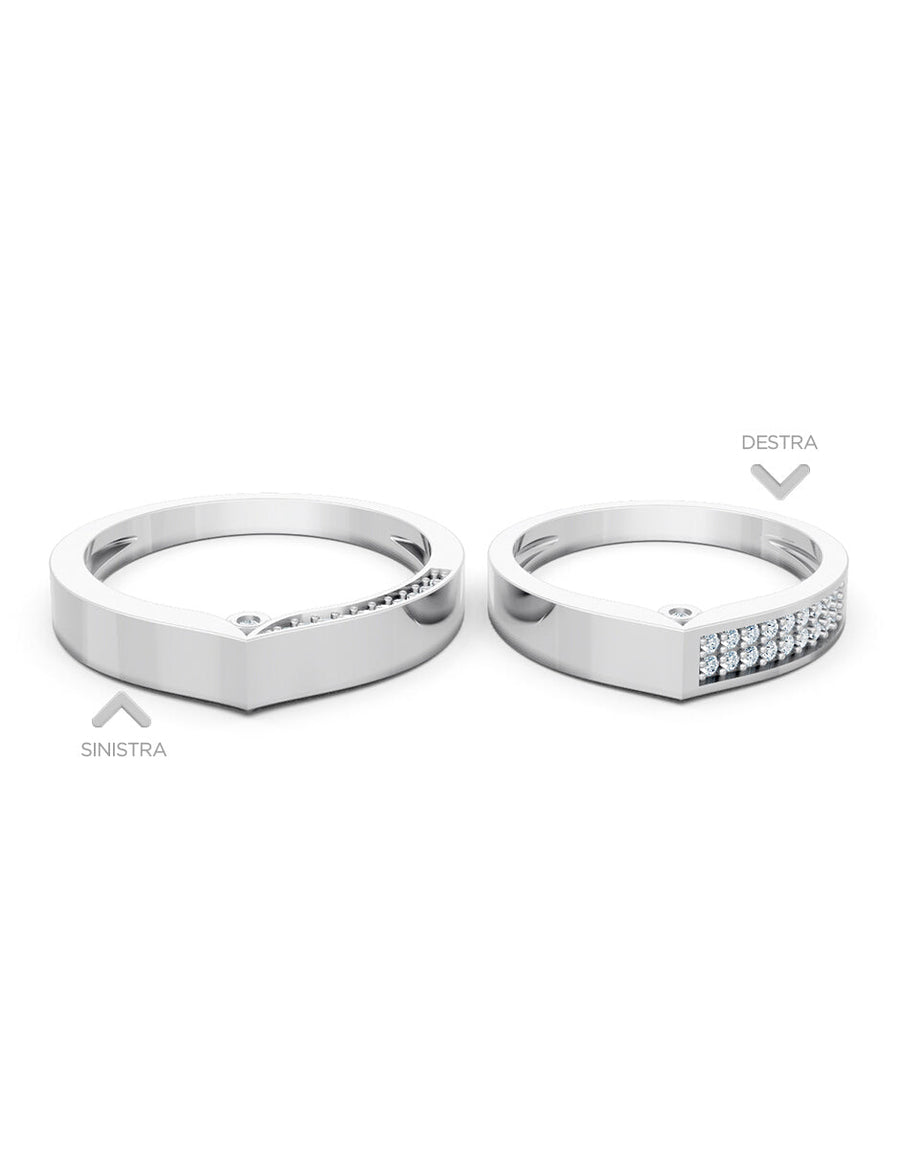 Argolla de matrimonio - unión perfecta - UNITI209