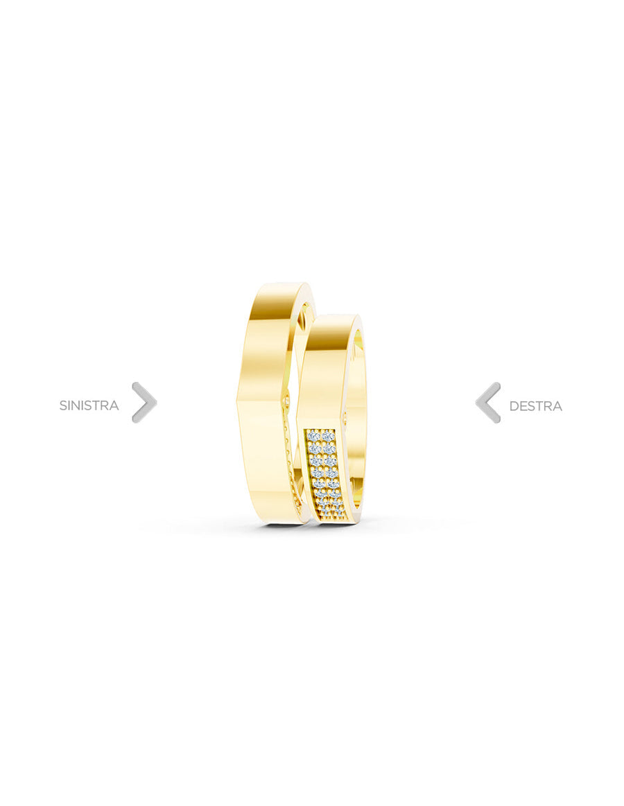 Argolla de matrimonio - unión perfecta - UNITI209