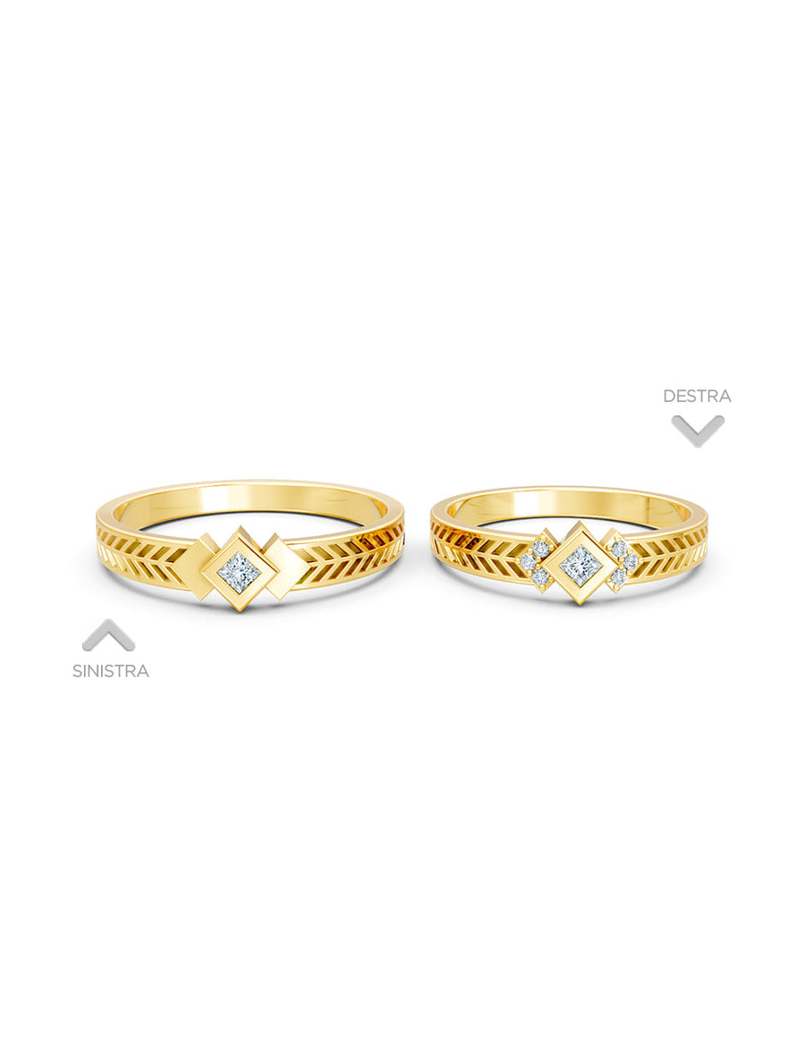 Argolla de matrimonio - unión perfecta - UNITI21