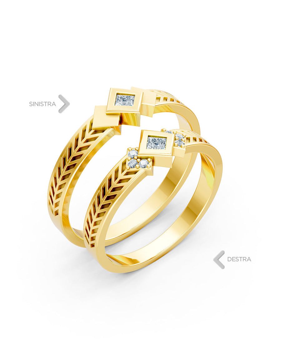 Argolla de matrimonio - unión perfecta - UNITI21