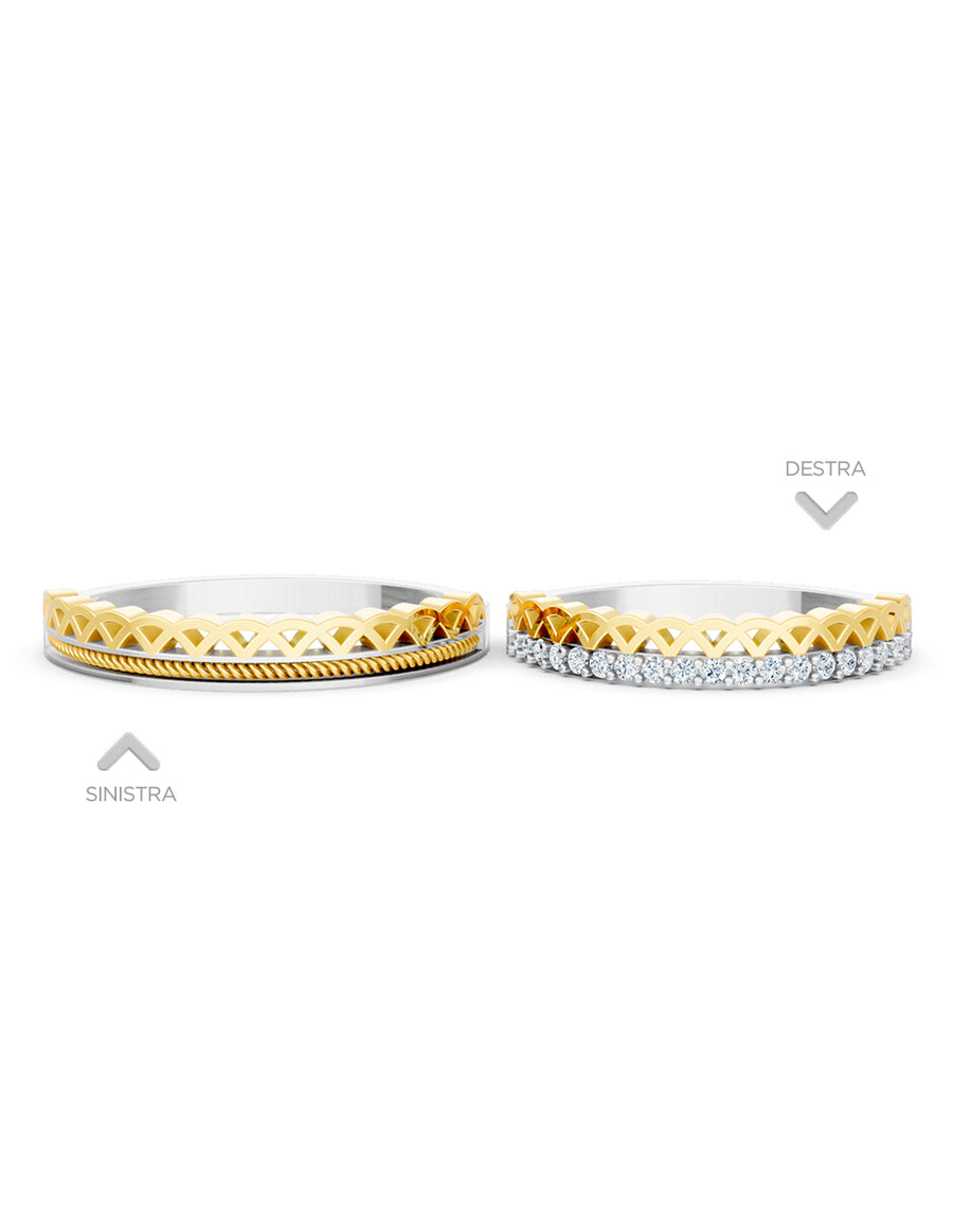 Argolla de matrimonio - unión perfecta - UNITI210