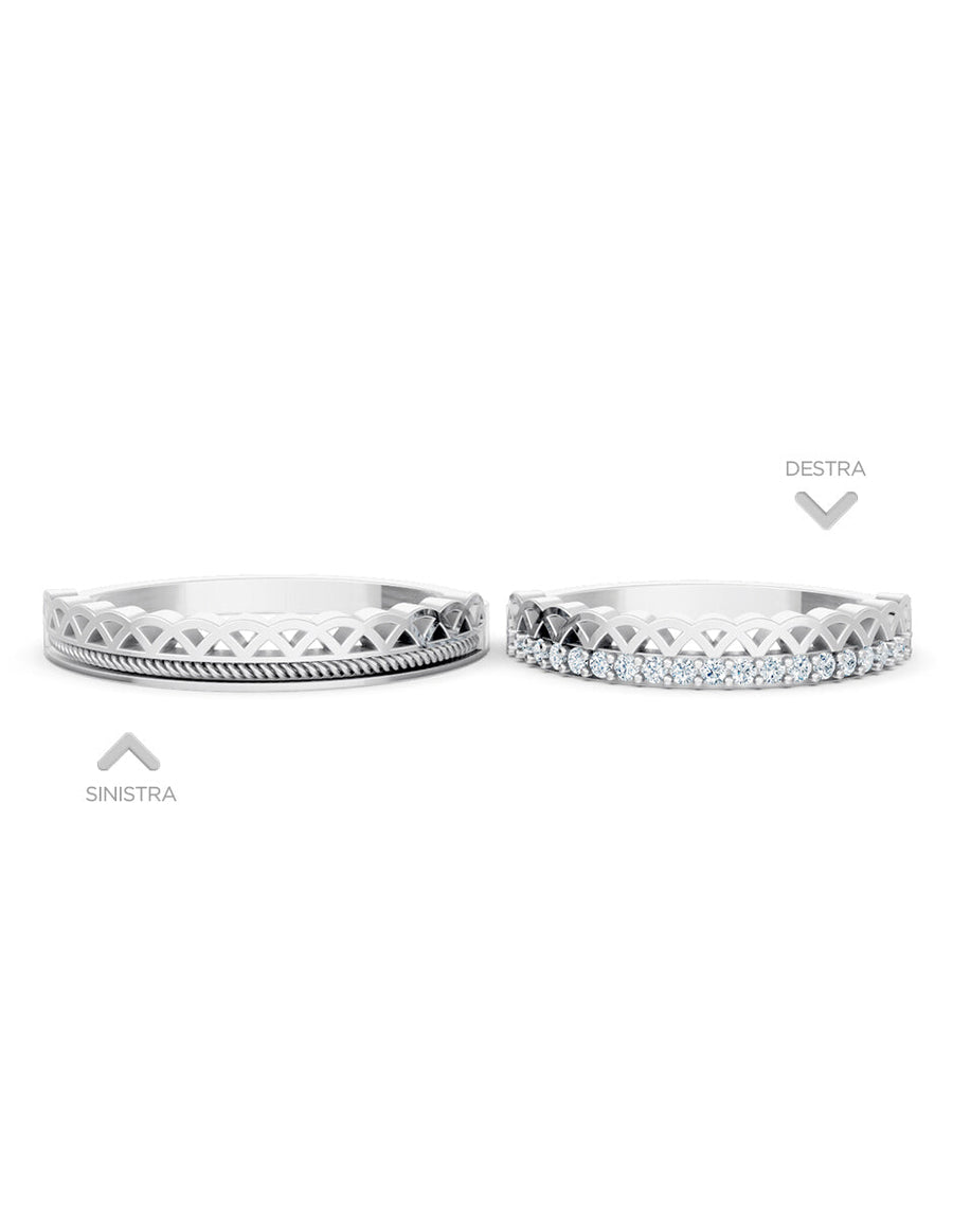Argolla de matrimonio - unión perfecta - UNITI210