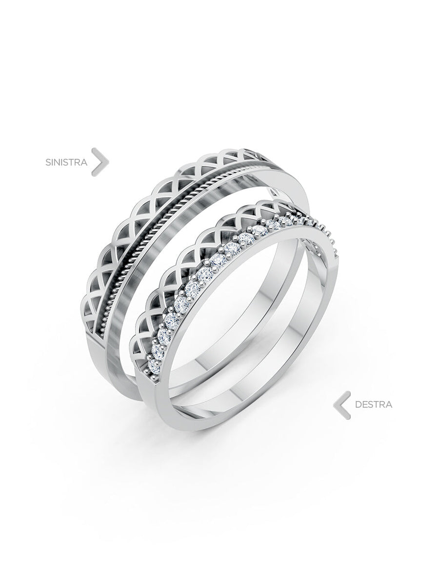 Argolla de matrimonio - unión perfecta - UNITI210