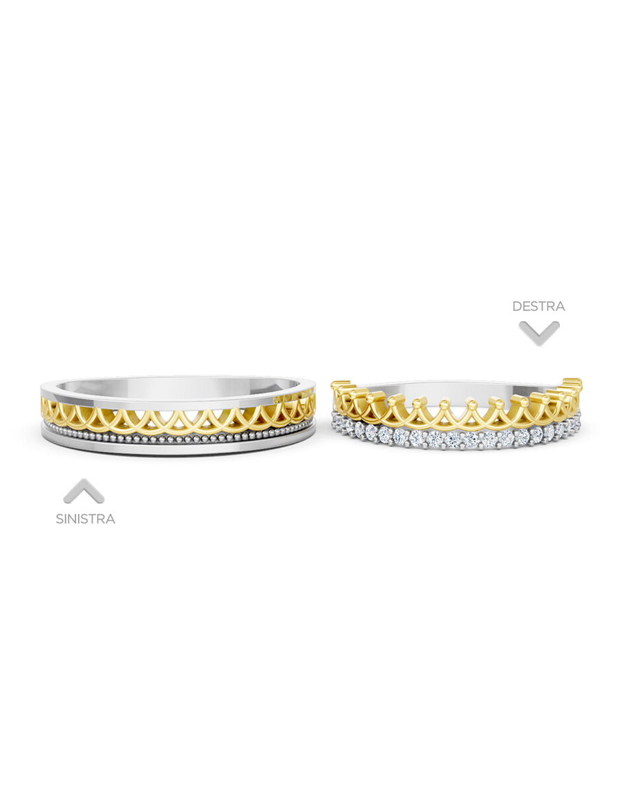Argolla de matrimonio - unión perfecta - UNITI211
