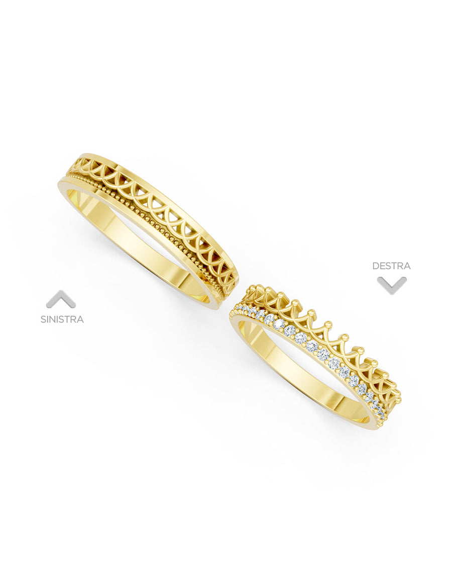 Argolla de matrimonio - unión perfecta - UNITI211