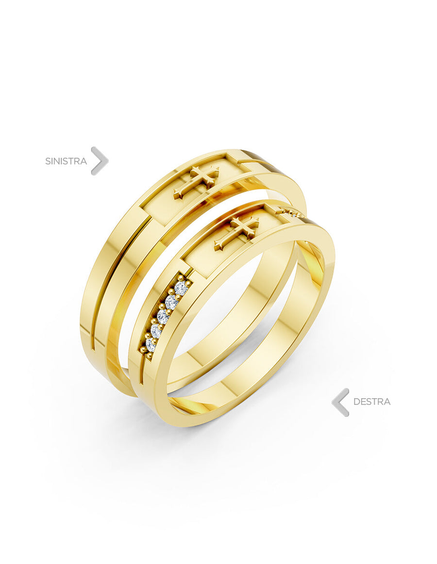 Argolla de matrimonio - unión perfecta - UNITI212
