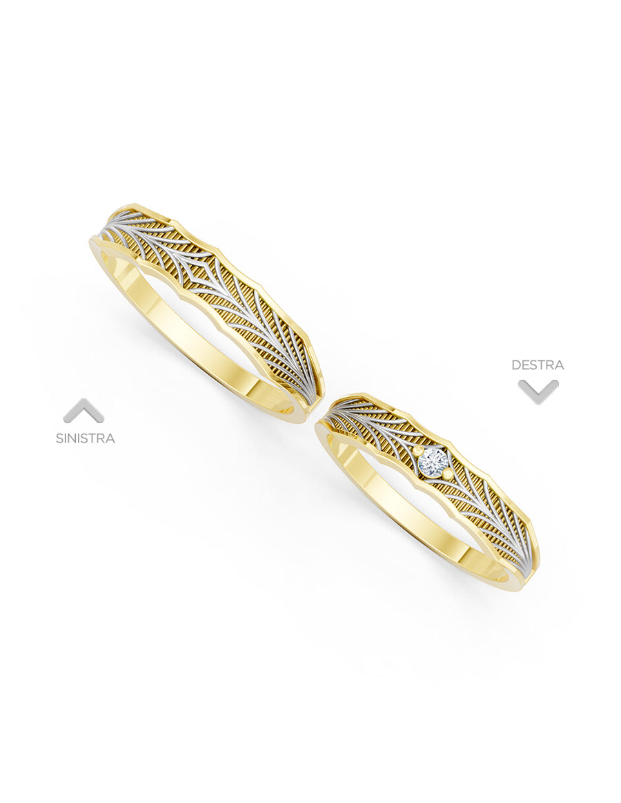 Argolla de matrimonio - unión perfecta - UNITI213