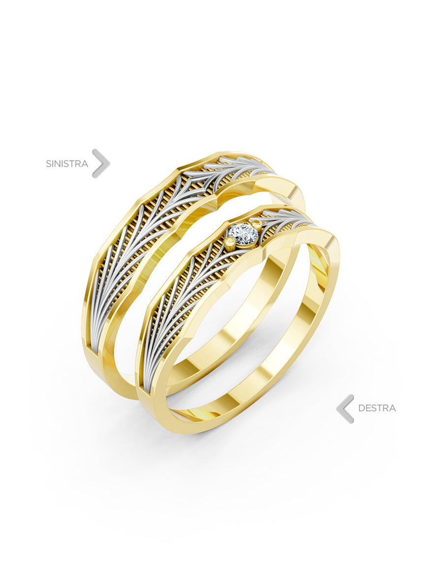 Argolla de matrimonio - unión perfecta - UNITI213
