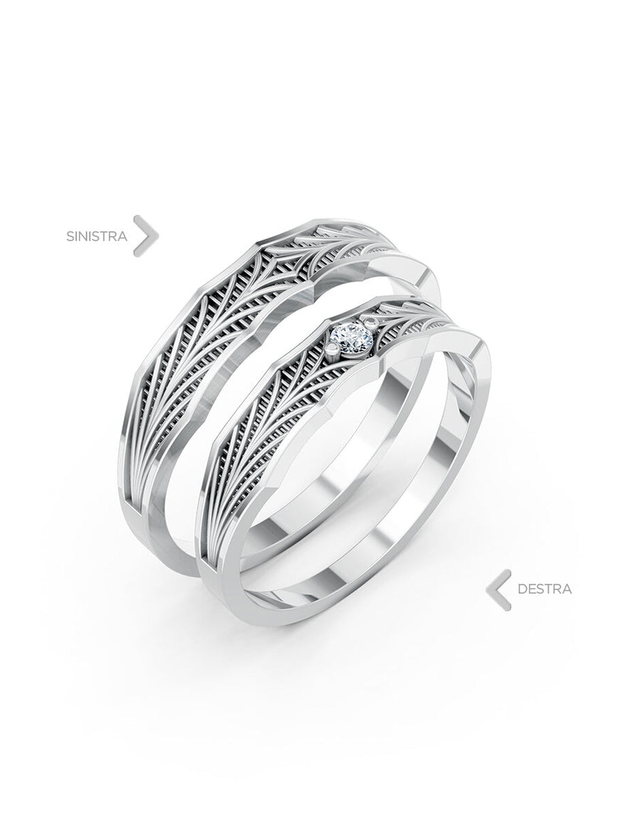 Argolla de matrimonio - unión perfecta - UNITI213