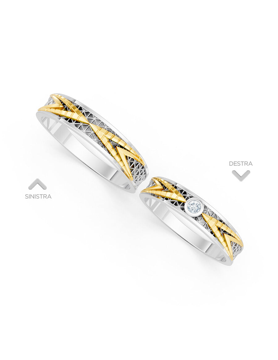 Argolla de matrimonio - unión perfecta - UNITI214