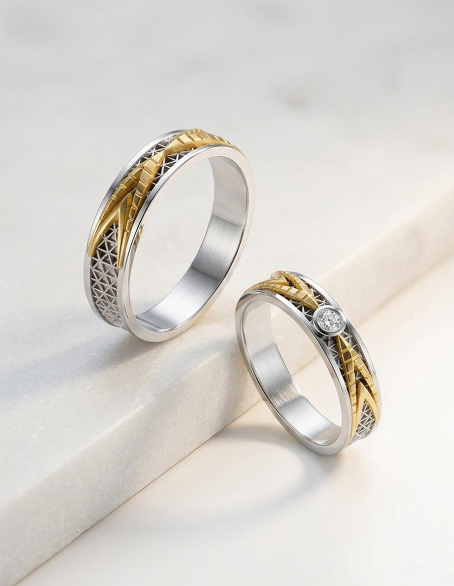 Argolla de matrimonio - unión perfecta - UNITI214