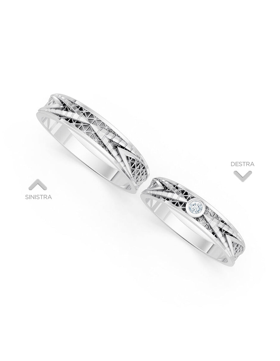 Argolla de matrimonio - unión perfecta - UNITI214