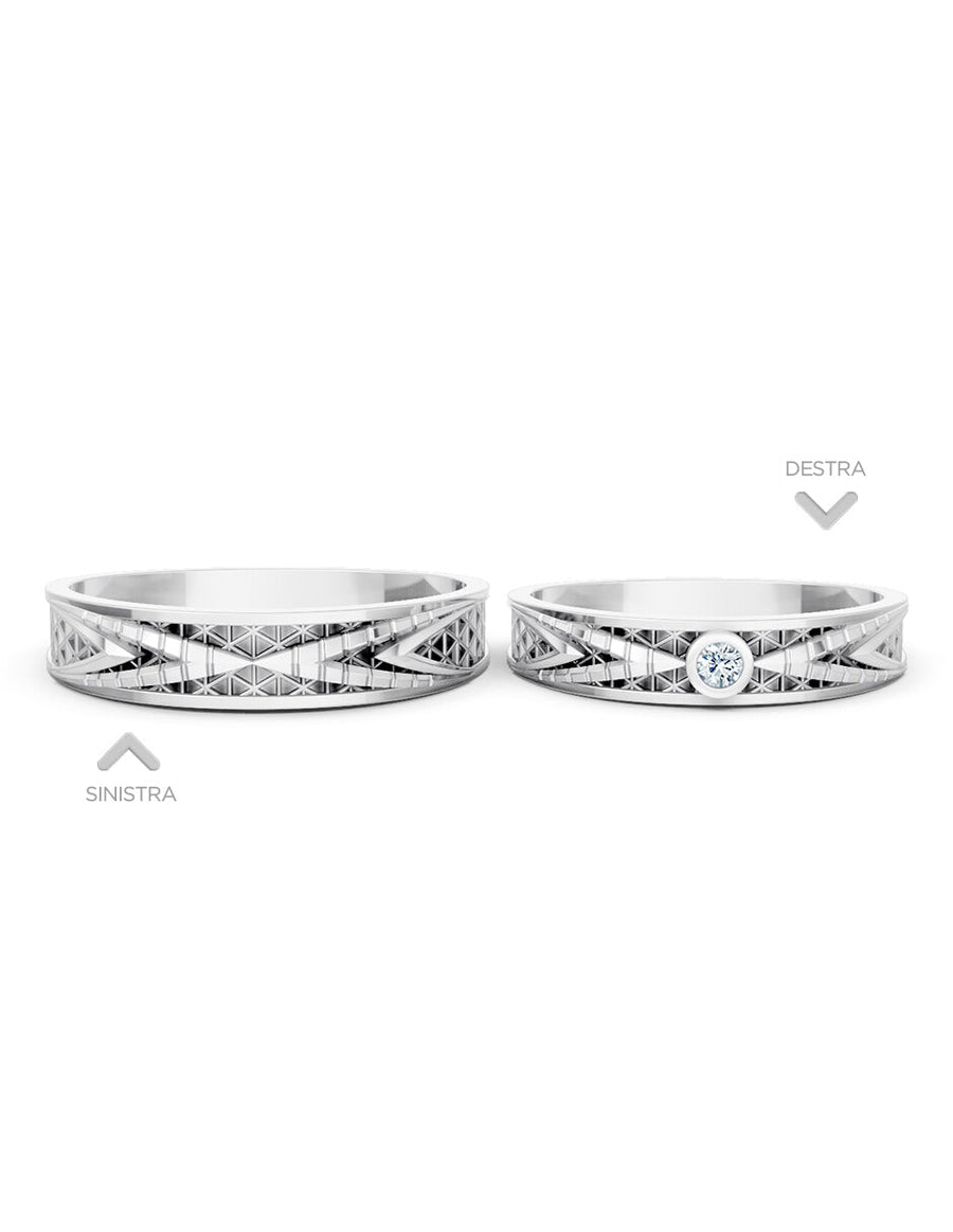 Argolla de matrimonio - unión perfecta - UNITI214