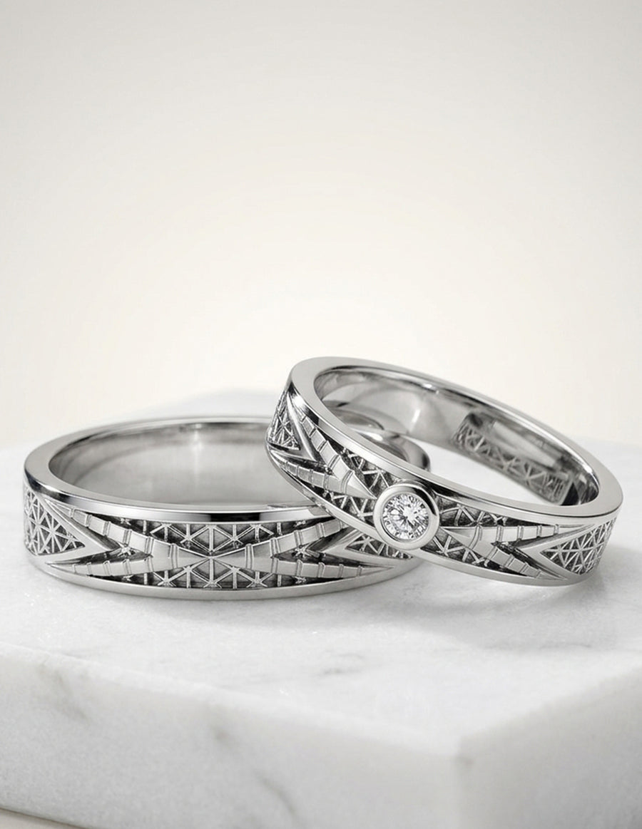 Argolla de matrimonio - unión perfecta - UNITI214