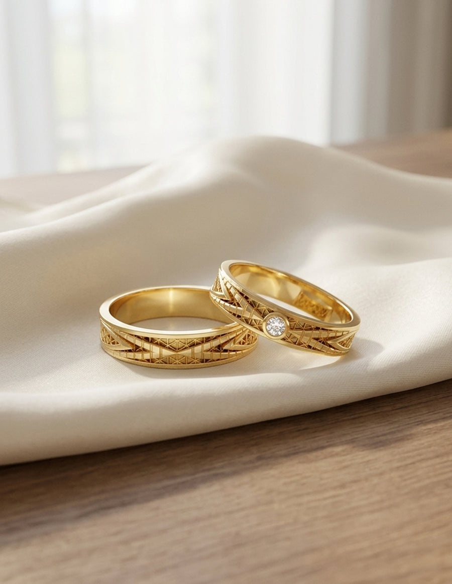 Argolla de matrimonio - unión perfecta - UNITI214