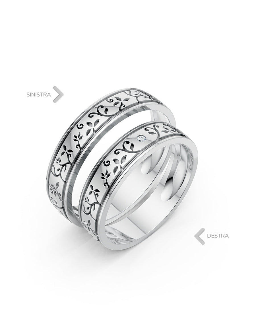 Argolla de matrimonio - unión perfecta - UNITI215