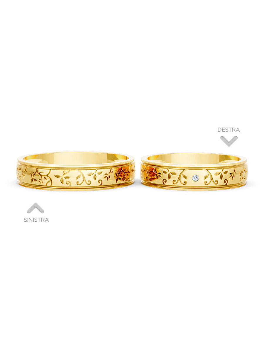 Argolla de matrimonio - unión perfecta - UNITI215