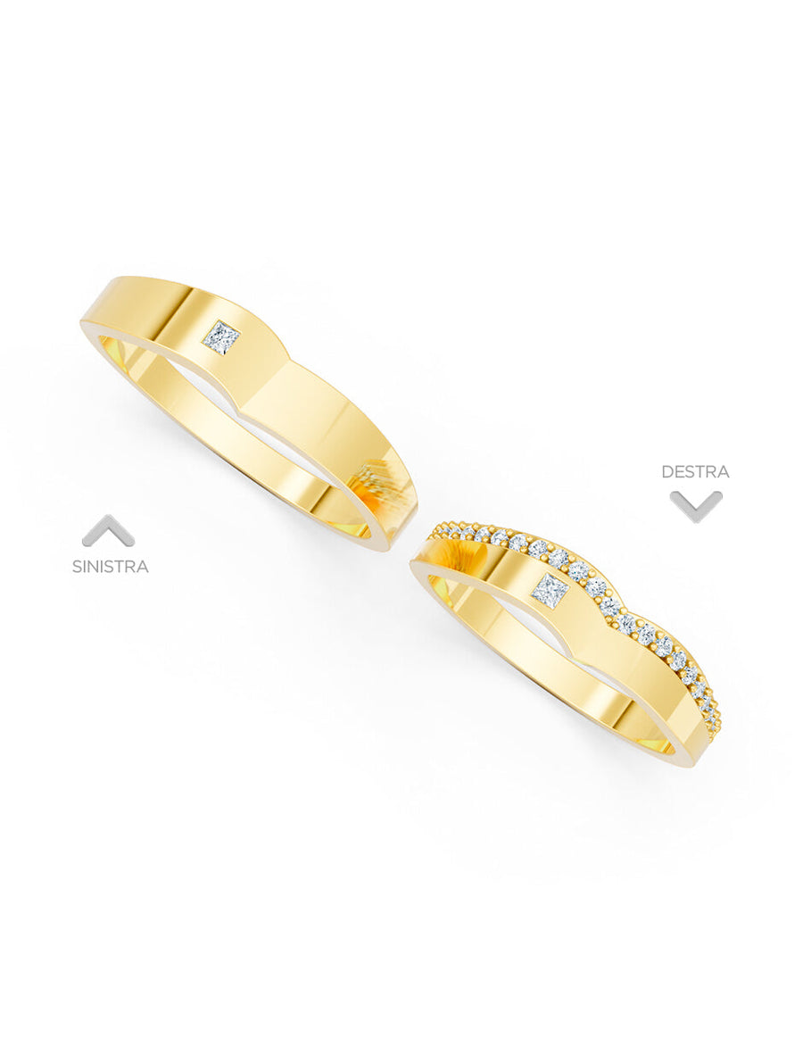 Argolla de matrimonio - unión perfecta - UNITI216