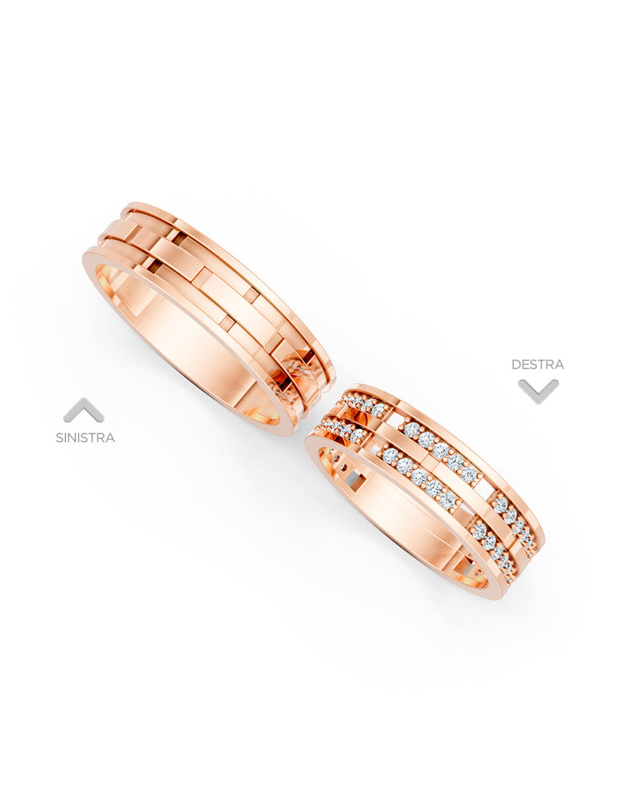 Argolla de matrimonio - unión perfecta - UNITI218