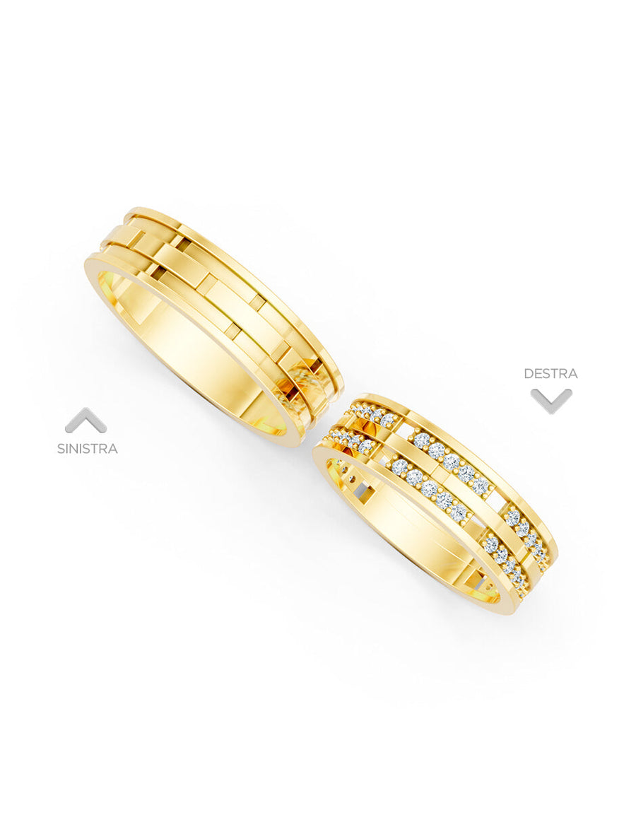 Argolla de matrimonio - unión perfecta - UNITI218