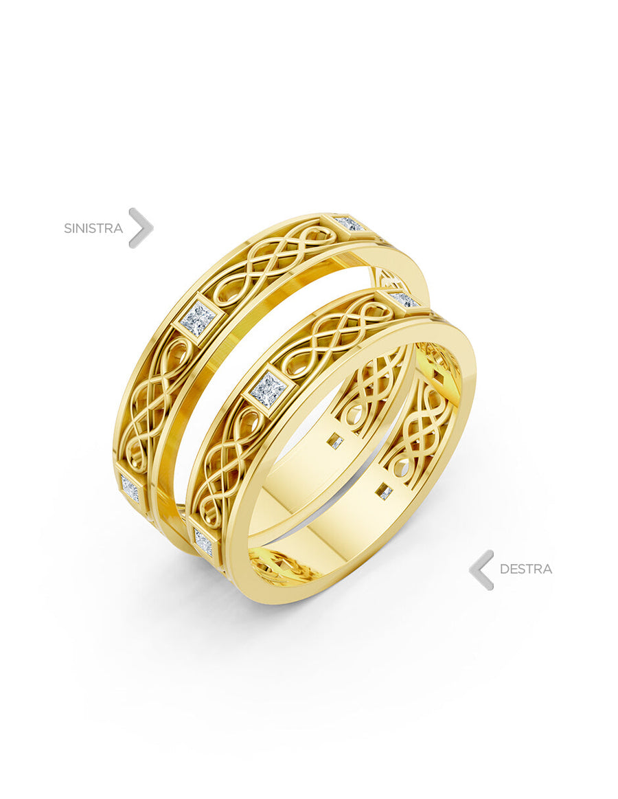 Argolla de matrimonio - unión perfecta - UNITI219