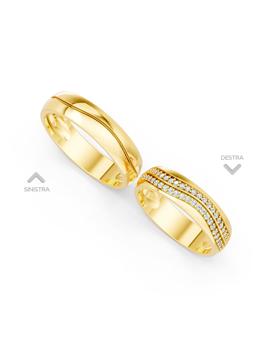 Argolla de matrimonio - unión perfecta - UNITI220