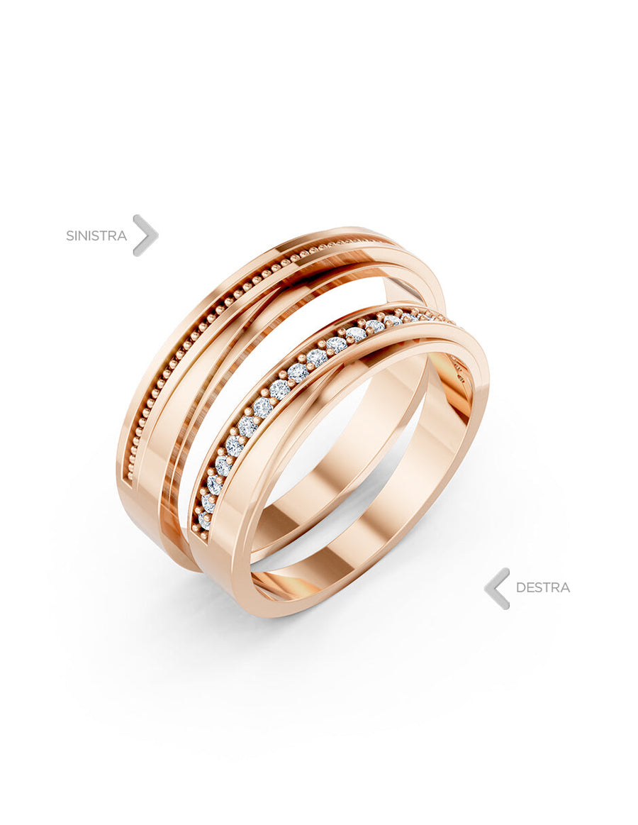 Argolla de matrimonio - unión perfecta - UNITI221