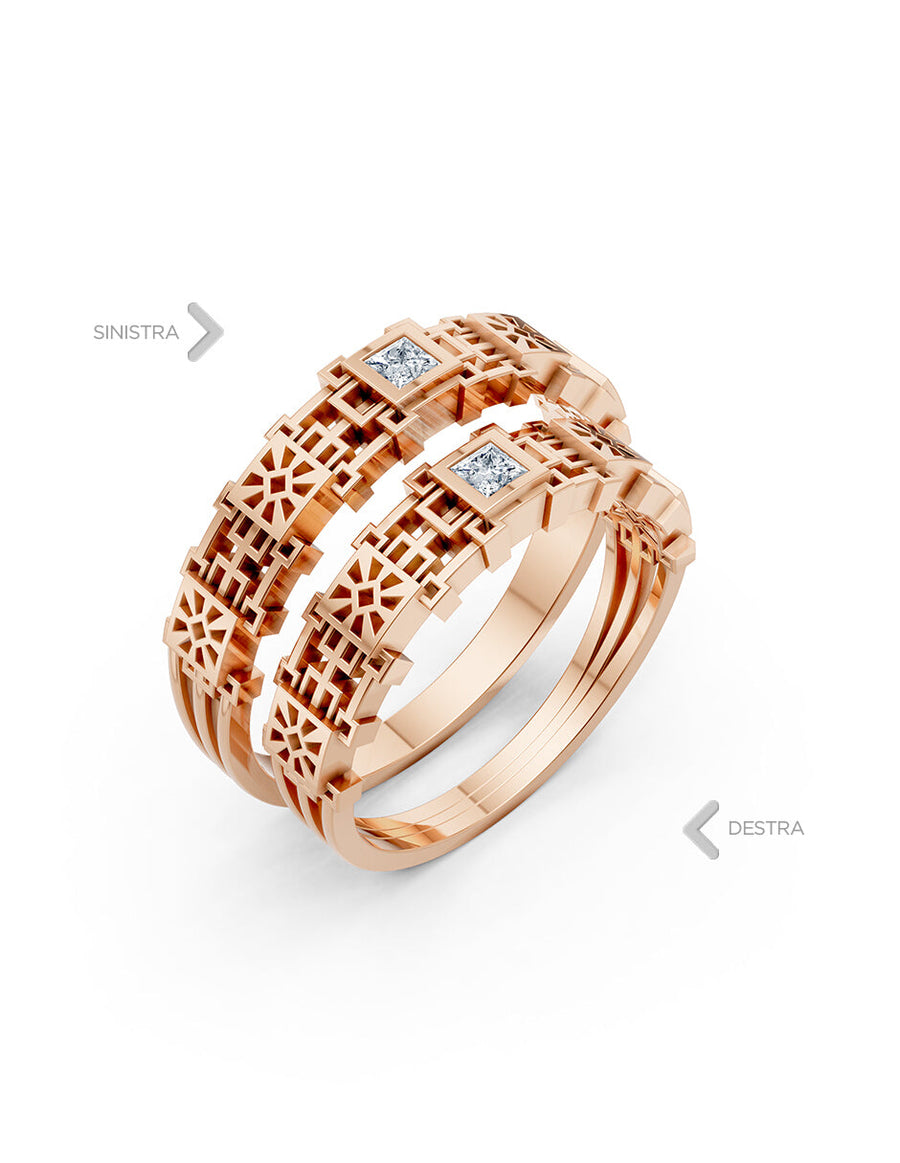 Argolla de matrimonio - unión perfecta - UNITI222