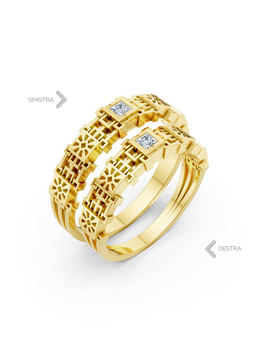 Argolla de matrimonio - unión perfecta - UNITI222