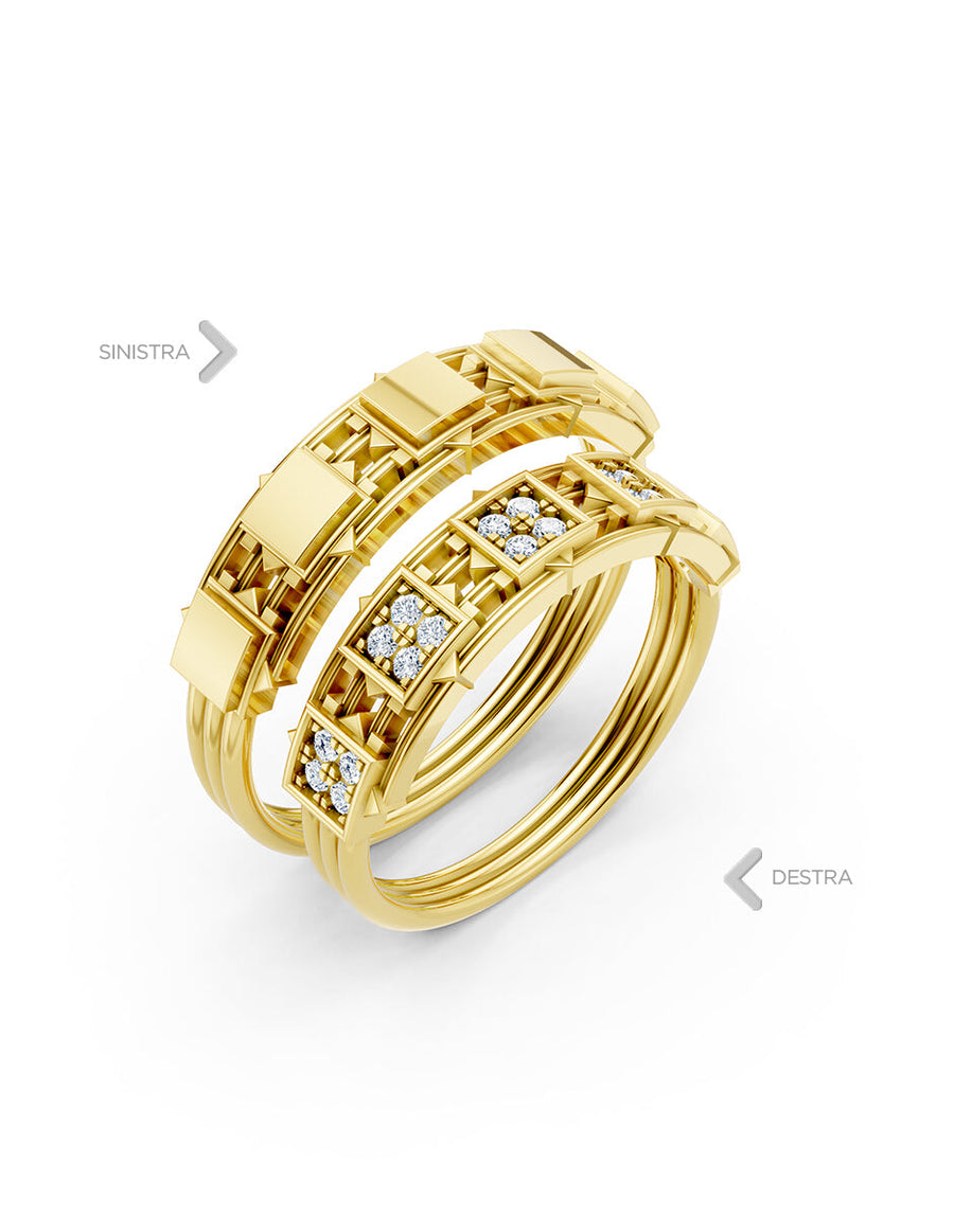 Argolla de matrimonio - unión perfecta - UNITI227